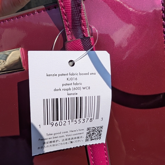 Kate Spade Kenzie Small Tote Dark Raspberry (New) - Picture 5 of 10